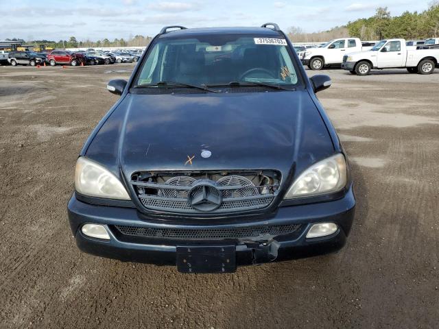 4JGAB54E62A318568 - 2002 MERCEDES-BENZ ML 320 BLUE photo 5