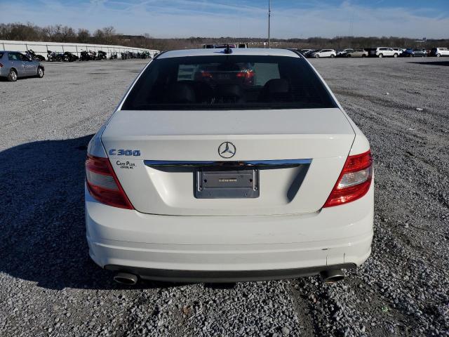 WDDGF5EB4BR162027 - 2011 MERCEDES-BENZ C 300 WHITE photo 6