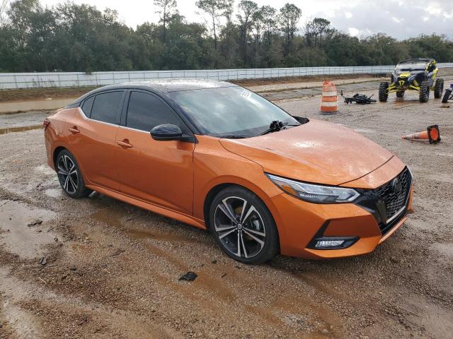 3N1AB8DV1NY314923 - 2022 NISSAN SENTRA SR ORANGE photo 4