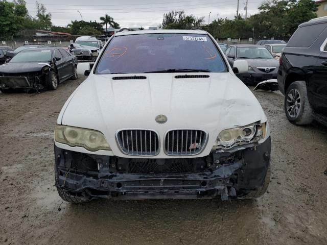 5UXFA53543LV80544 - 2003 BMW X5 3.0I WHITE photo 5