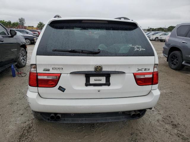 5UXFA53543LV80544 - 2003 BMW X5 3.0I WHITE photo 6