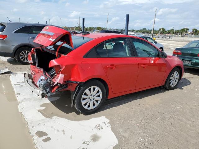 1G1PB5SH8F7266447 - 2015 CHEVROLET CRUZE LS RED photo 3