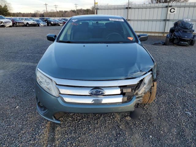 3FAHP0HA3CR100972 - 2012 FORD FUSION SE BLUE photo 5