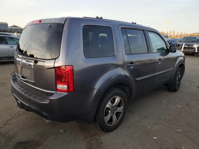 5FNYF3H55FB029488 - 2015 HONDA PILOT EXL GRAY photo 3