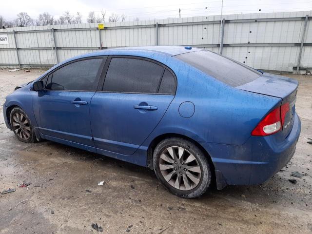 19XFA1F94AE053263 - 2010 HONDA CIVIC EXL BLUE photo 2