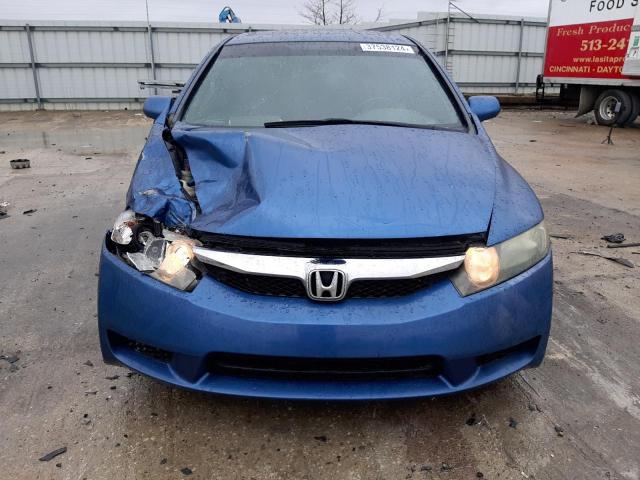 19XFA1F94AE053263 - 2010 HONDA CIVIC EXL ლურჯი ფოტო 5