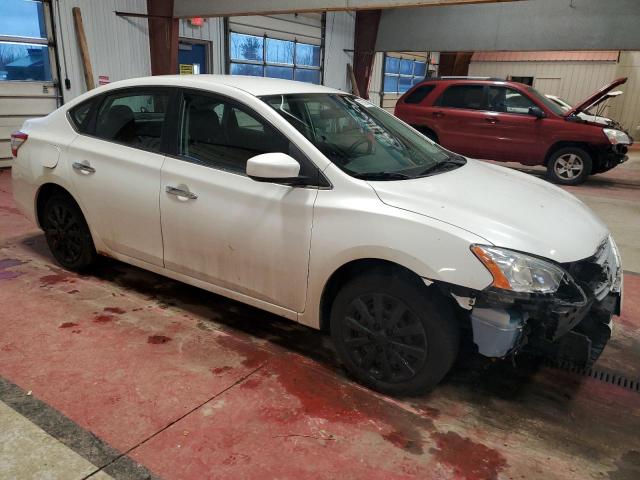 3N1AB7AP7DL690070 - 2013 NISSAN SENTRA S WHITE photo 4