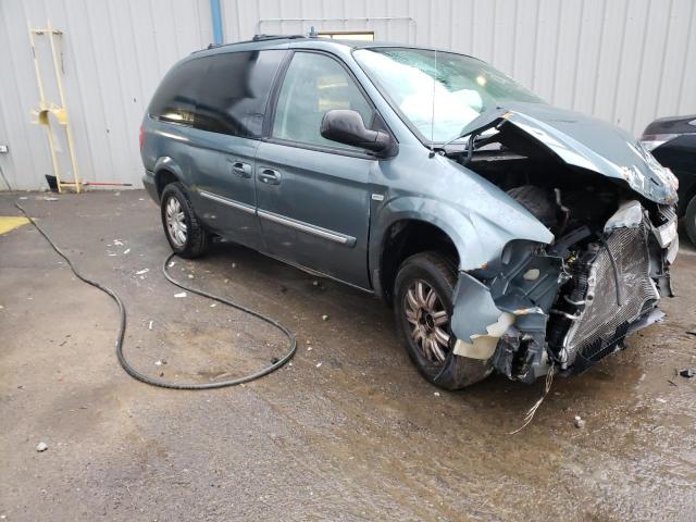 2A4GP54L26R703054 - 2006 CHRYSLER TOWN & COU TOURING ლურჯი ფოტო 4