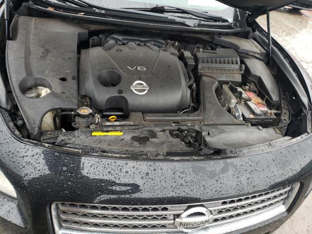 1N4AA5AP6AC848142 - 2010 NISSAN MAXIMA S BLACK photo 11