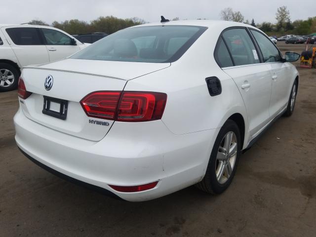 3VW637AJ8EM302302 - 2014 VOLKSWAGEN JETTA HYBRID  photo 4