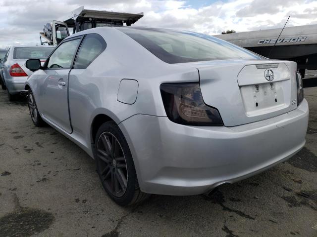 JTKJF5C78D3058072 - 2013 TOYOTA SCION TC SILVER photo 2