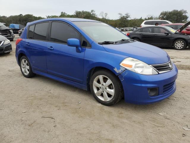 3N1BC1CP1CK270496 - 2012 NISSAN VERSA S BLUE photo 4