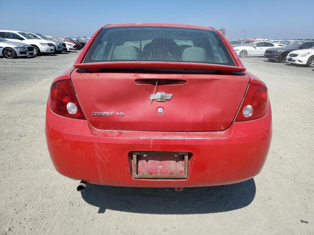 1G1AK55F967719734 - 2006 CHEVROLET COBALT LS RED photo 6