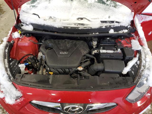 KMHCT5AEXEU159339 - 2014 HYUNDAI ACCENT GLS RED photo 11