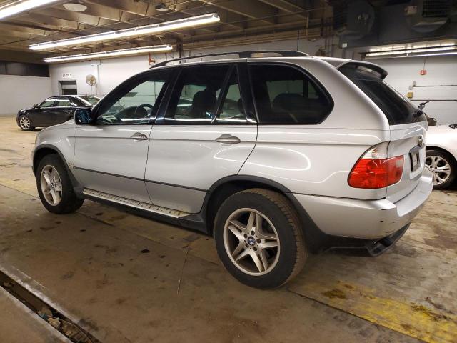 5UXFA135X4LU21084 - 2004 BMW X5 3.0I SILVER photo 2