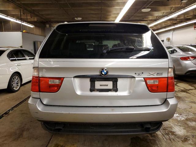 5UXFA135X4LU21084 - 2004 BMW X5 3.0I SILVER photo 6