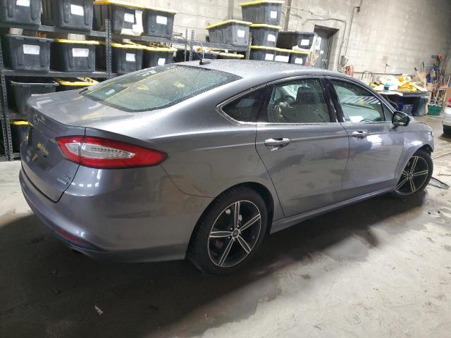 3FA6P0HD3ER371017 - 2014 FORD FUSION SE GRAY photo 3