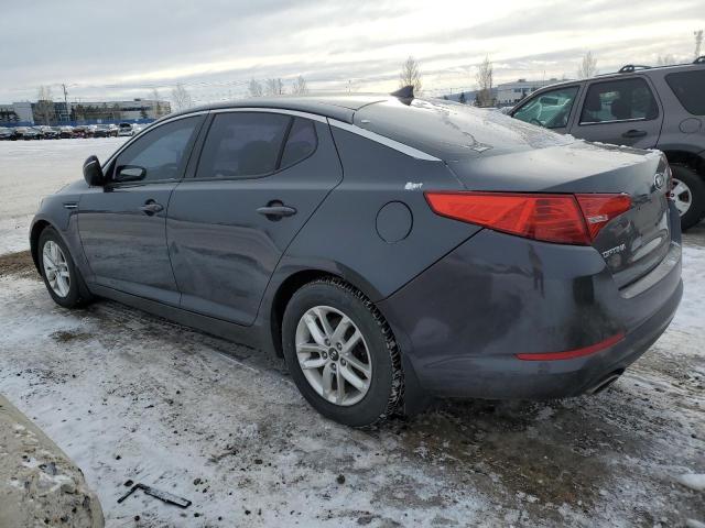 KNAGM4A76D5365858 - 2013 KIA OPTIMA LX GRAY photo 2