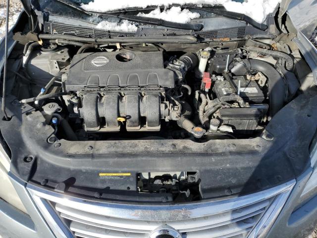 3N1AB7AP4EY246732 - 2014 NISSAN SENTRA S GRAY photo 11