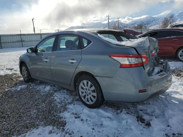 3N1AB7AP4EY246732 - 2014 NISSAN SENTRA S GRAY photo 2