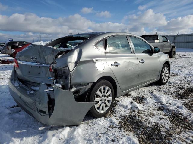 3N1AB7AP4EY246732 - 2014 NISSAN SENTRA S GRAY photo 3