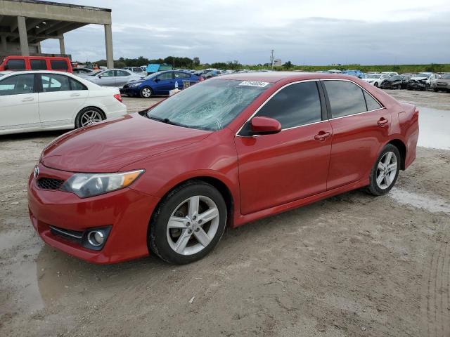 4T1BF1FK4DU700765 - 2013 TOYOTA CAMRY L RED photo 1