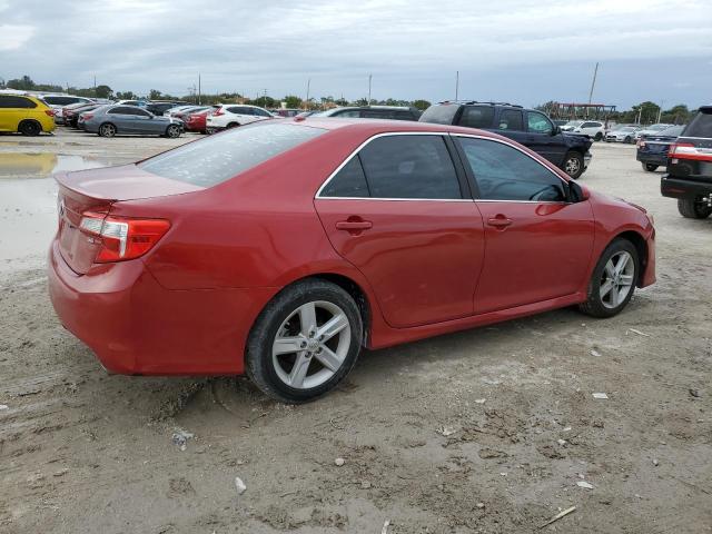 4T1BF1FK4DU700765 - 2013 TOYOTA CAMRY L RED photo 3