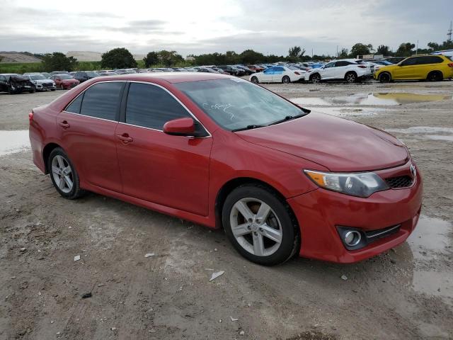 4T1BF1FK4DU700765 - 2013 TOYOTA CAMRY L RED photo 4
