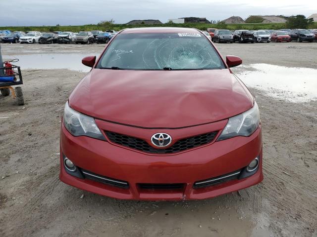 4T1BF1FK4DU700765 - 2013 TOYOTA CAMRY L RED photo 5