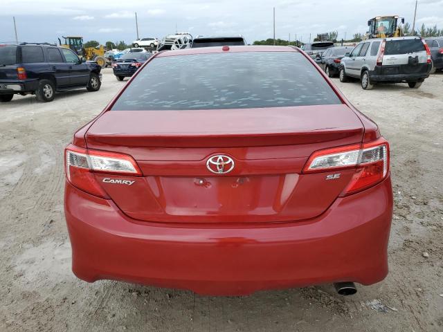 4T1BF1FK4DU700765 - 2013 TOYOTA CAMRY L RED photo 6