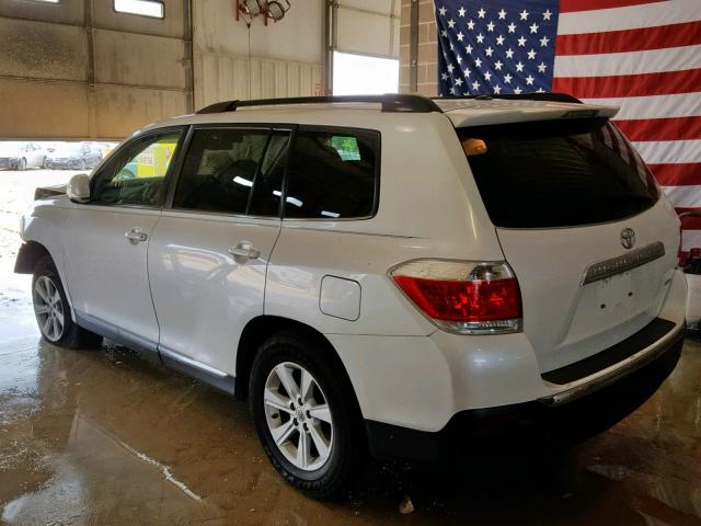 5TDBK3EH9CS108640 - 2012 TOYOTA HIGHLANDER BASE  фото 3