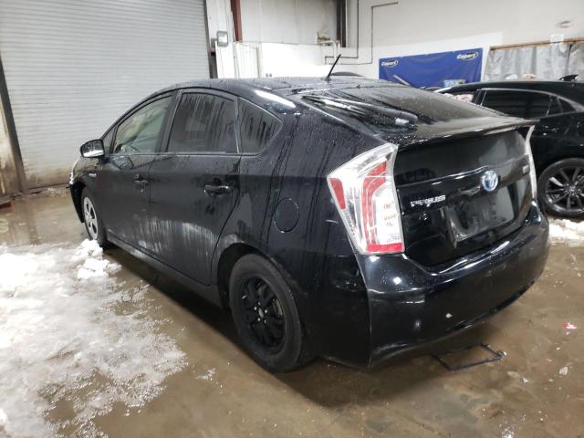 JTDKN3DU8F0431137 - 2015 TOYOTA PRIUS BLACK photo 2