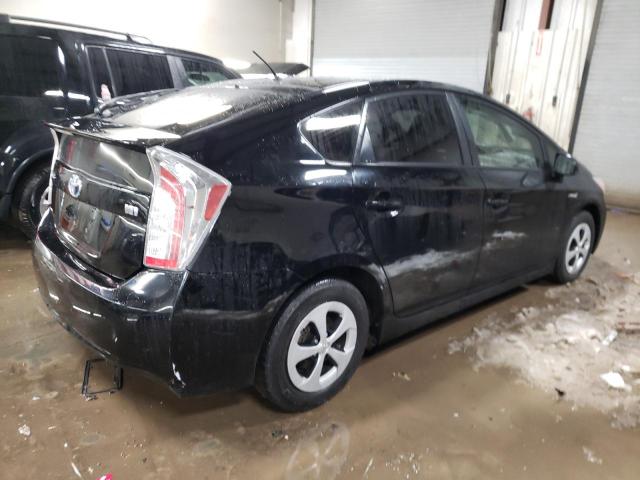 JTDKN3DU8F0431137 - 2015 TOYOTA PRIUS BLACK photo 3