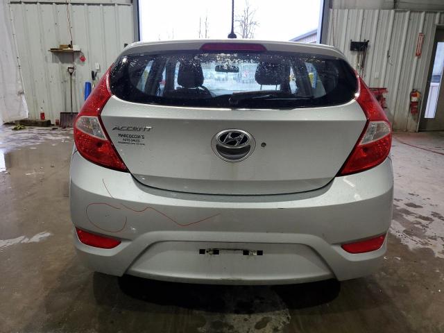 KMHCT5AE7EU194095 - 2014 HYUNDAI ACCENT GLS SILVER photo 6