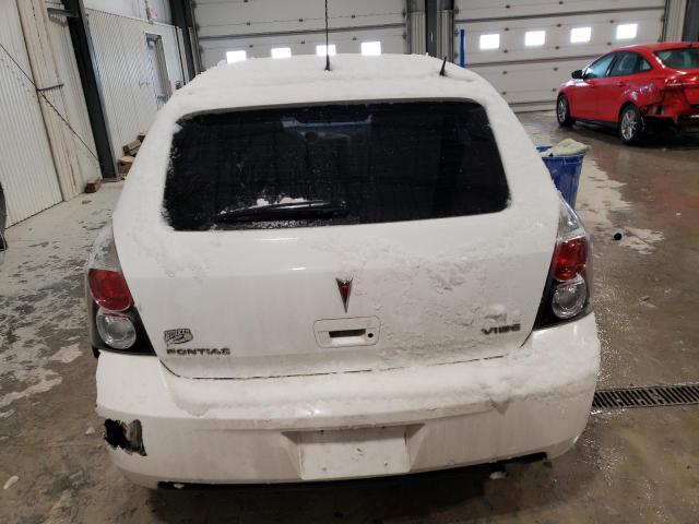 5Y2SP678X9Z463338 - 2009 PONTIAC VIBE WHITE photo 6