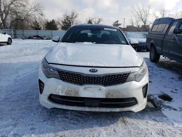 5XXGV4L23JG204683 - 2018 KIA OPTIMA SXL WHITE photo 5