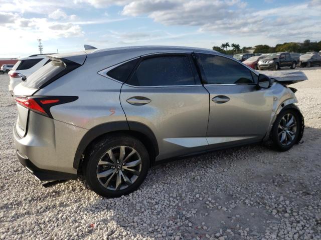 JTJSARBZXM2182030 - 2021 LEXUS NX 300 BASE ნაცრისფერი ფოტო 3