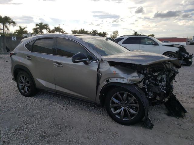 JTJSARBZXM2182030 - 2021 LEXUS NX 300 BASE ნაცრისფერი ფოტო 4