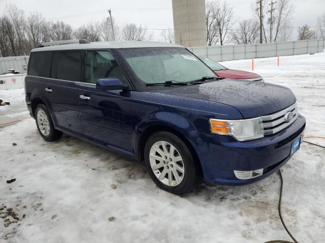 2FMGK5CCXBBD24713 - 2011 FORD FLEX SEL BLUE photo 4