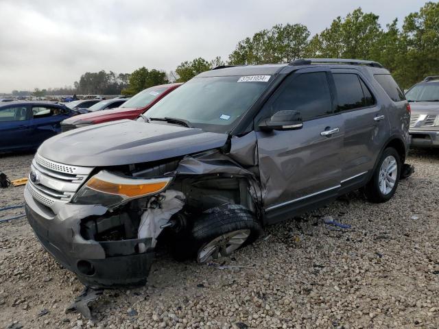 1FM5K8D81DGC30959 - 2013 FORD EXPLORER XLT GRAY photo 1