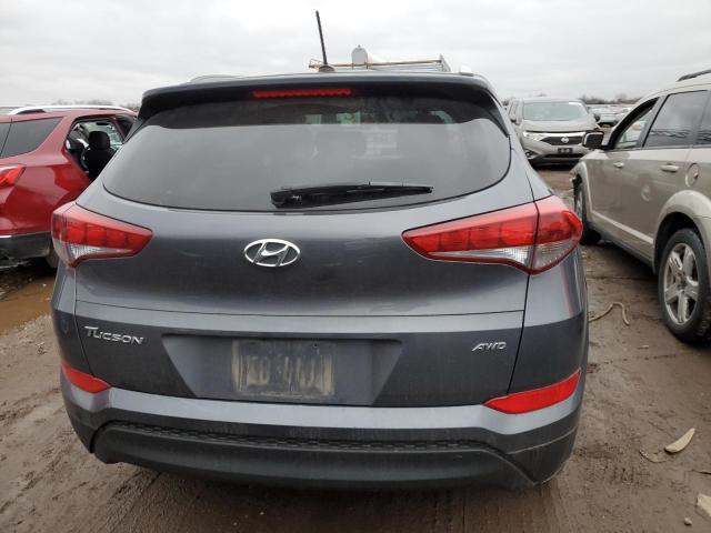 KM8J3CA40HU397658 - 2017 HYUNDAI TUCSON LIMITED GRAY photo 6