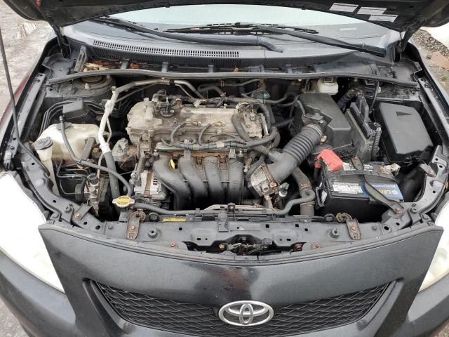 JTDBL40E099041451 - 2009 TOYOTA COROLLA BASE BLACK photo 11