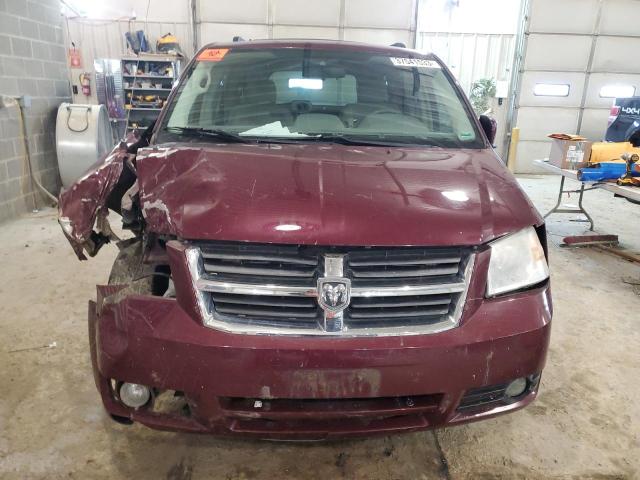 2D8HN54189R520200 - 2009 DODGE GRAND CARA SXT BURGUNDY photo 5