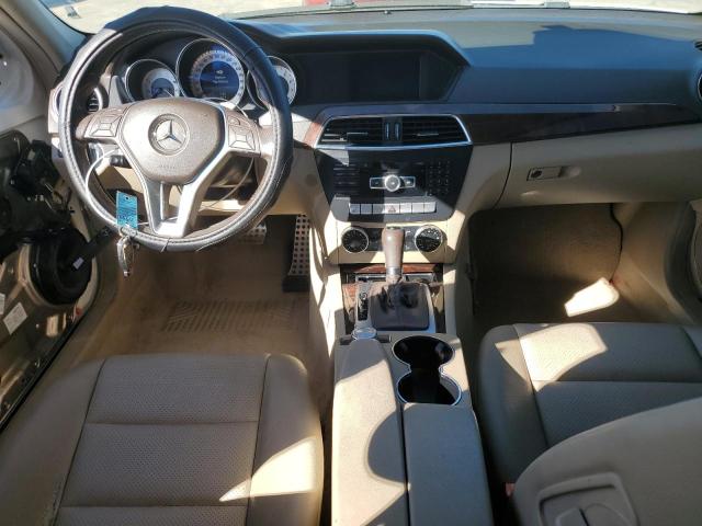 WDDGF4HB6EA951580 - 2014 MERCEDES-BENZ C 250 WHITE photo 8