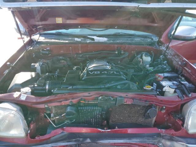 5TBBT44132S299065 - 2002 TOYOTA TUNDRA ACCESS CAB Tünd qırmızı foto 11