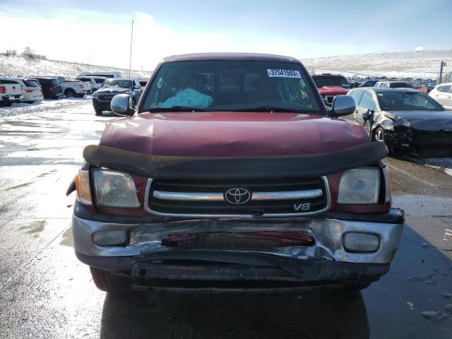 5TBBT44132S299065 - 2002 TOYOTA TUNDRA ACCESS CAB MAROON photo 5