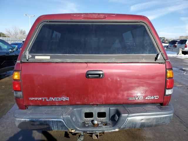 5TBBT44132S299065 - 2002 TOYOTA TUNDRA ACCESS CAB MAROON photo 6