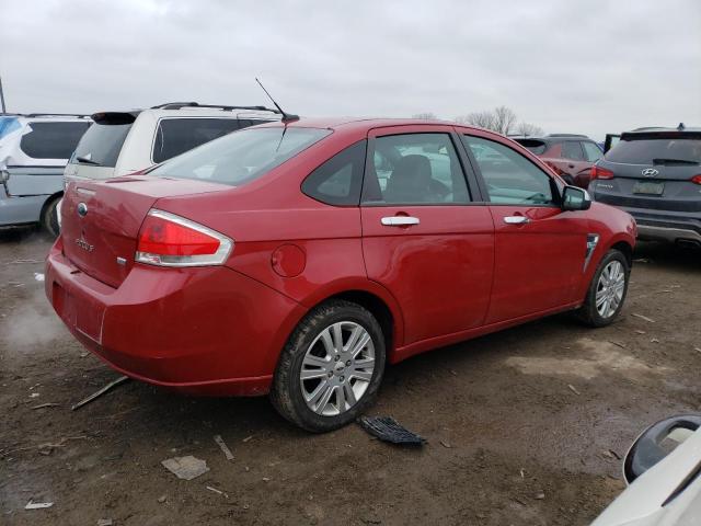 1FAHP37N39W214420 - 2009 FORD FOCUS SEL RED photo 3