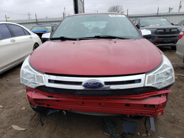 1FAHP37N39W214420 - 2009 FORD FOCUS SEL RED photo 5