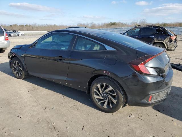 2HGFC4B57JH306421 - 2018 HONDA CIVIC LX BLACK photo 2